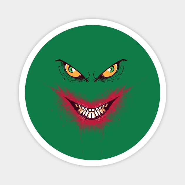 Joker Smile Magnet by Greeenhickup